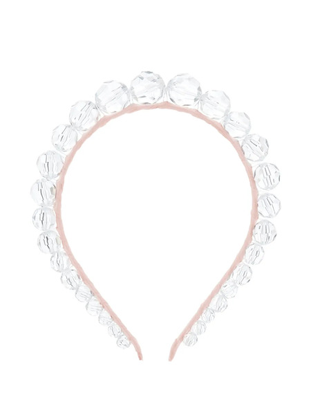  Monnalisa Beaded Hair Accessory - White 