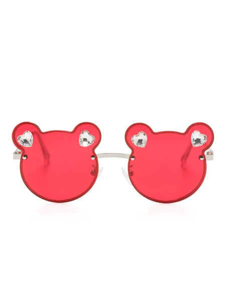  Monnalisa Bear-shaped Sunglasses - Red 