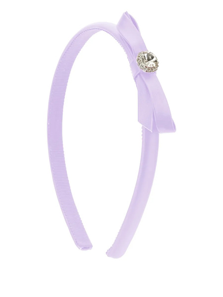  Monnalisa Bow-embellished Headband - Purple 