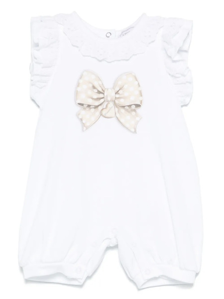  Monnalisa Bow-print Pyjamas - White 