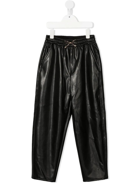 Monnalisa Drawstring Balloon Trousers - Black 