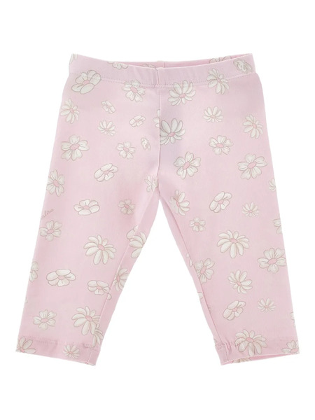  Monnalisa Floral-print Trousers - Pink 