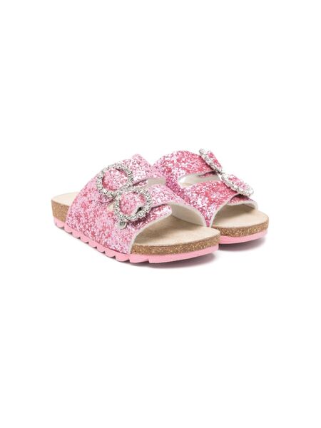  Monnalisa Glittered Sandals - Pink 