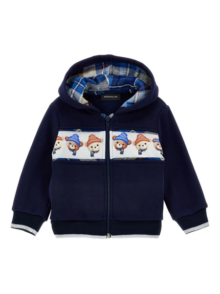  Monnalisa Graphic Hoodie - Blue 