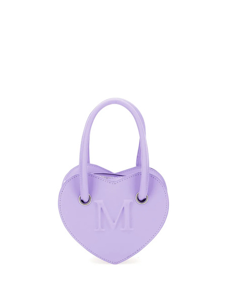  Monnalisa Heart Embossed Bag - Purple 