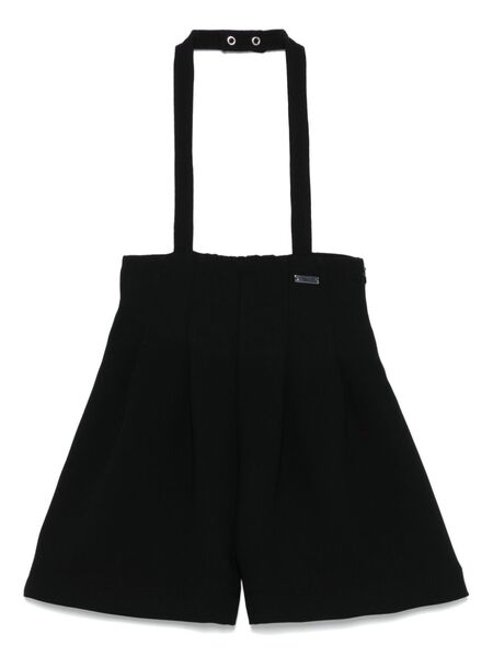  Monnalisa Logo-plaque Shorts - Black 