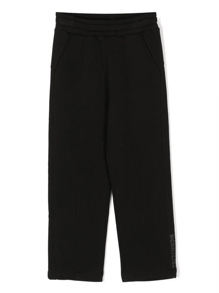 Monnalisa Logo-print Elasticated-waist Trousers - Black 