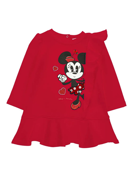  Monnalisa Minnie Mouse Dress - Red 