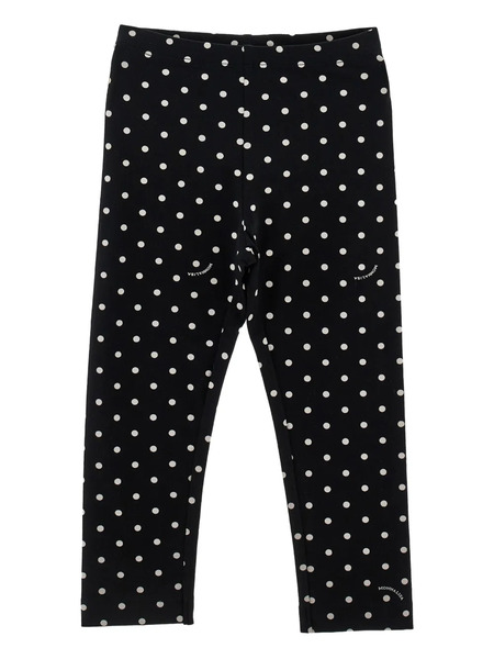  Monnalisa Polka-dot Leggins - Black 