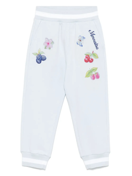  Monnalisa Printed Track Pants - Blue 