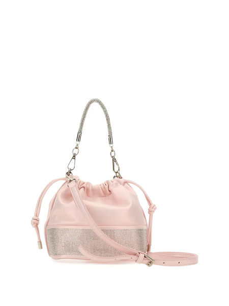  Monnalisa Rhinestone Handle Bucket Bag - Pink 