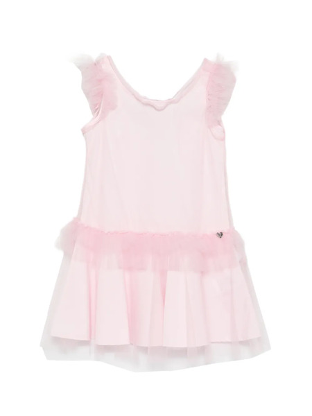  Monnalisa Ruffled Dress - Pink 