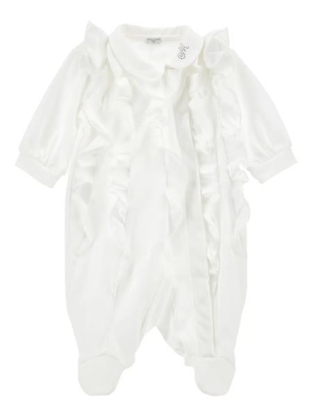  Monnalisa Ruffled Pyjamas - White 