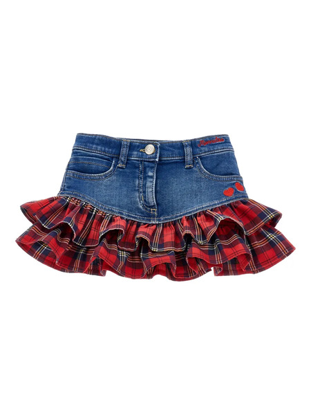  Monnalisa Ruffled Skirt - Blue 