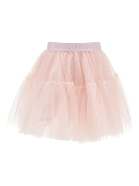 Monnalisa Ruffled Tulle Tutu - Pink 