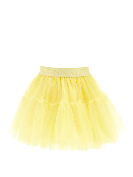  Monnalisa Ruffled Tulle Tutu - Yellow 