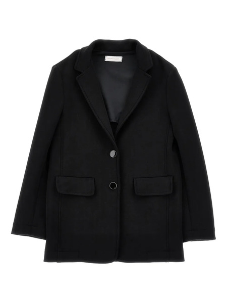  Monnalisa Single-breasted Blazer - Black 
