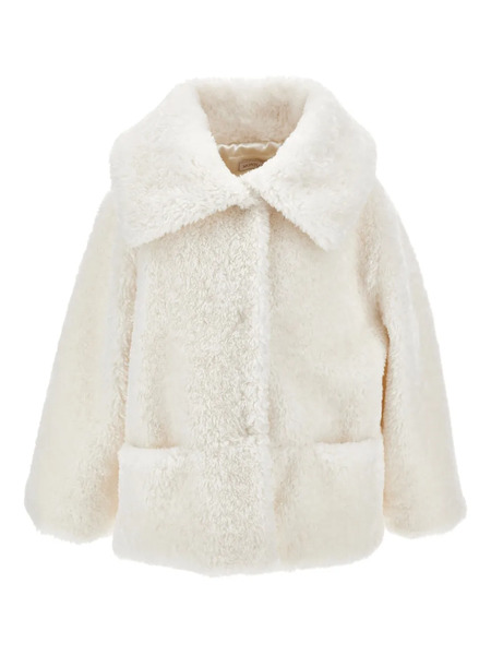  Monnalisa Single-breasted Jacket - White 