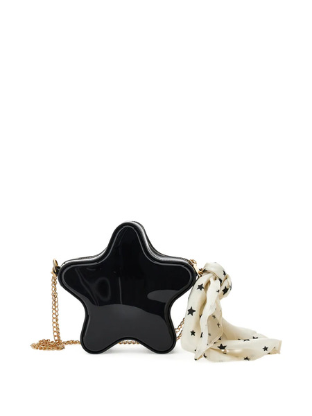  Monnalisa Star-shape Chain-strap Bag - Black 