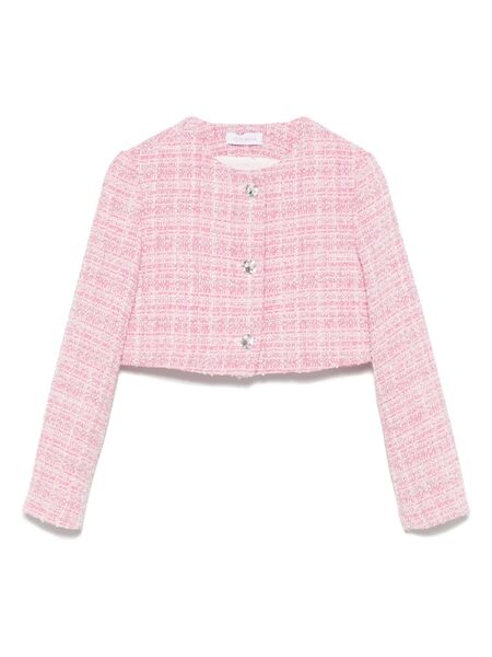  Monnalisa Tweed Jacket - Pink 