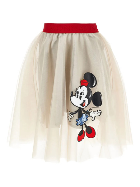  Monnalisa X Disney Minnie Mouse Tutu - Neutrals 