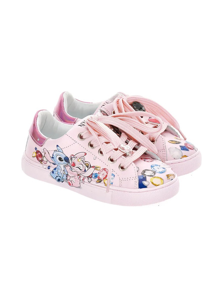  Monnalisa X Disney Stitch Sneakers - Pink 