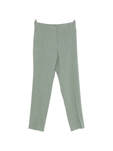  Monochrome Straight Trousers - Green 
