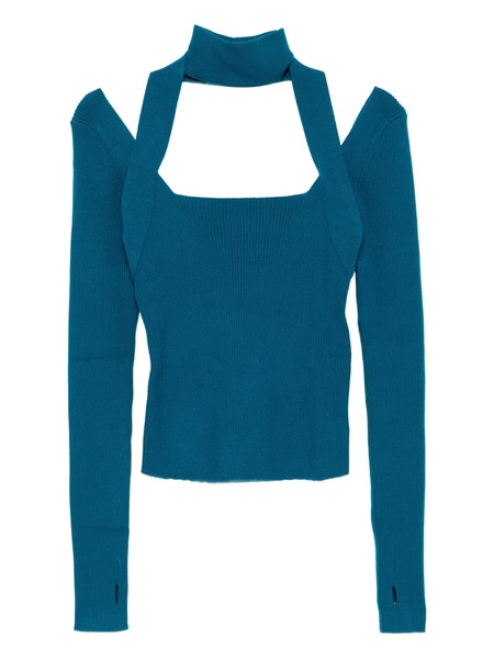  Monse Cut-out Top - Blue 