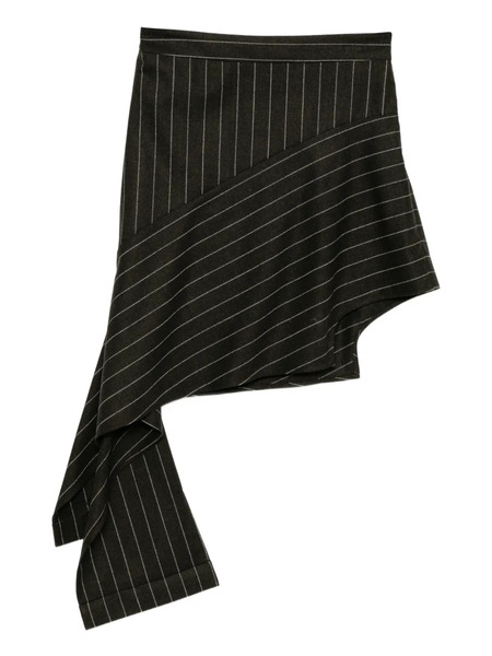 Monse Deconstructed Pajamas Skirt - Brown 