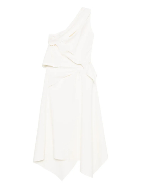  Monse Draped Dress - Neutrals 