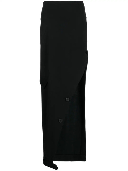  Monse High-waisted Cotton Skirt - Black 