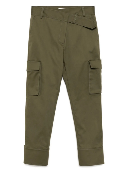  Monse Slanted Waistband Cargo Pants - Green 
