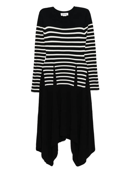  Monse Trompe L'oeil Dart Knitted Dress - Blue 