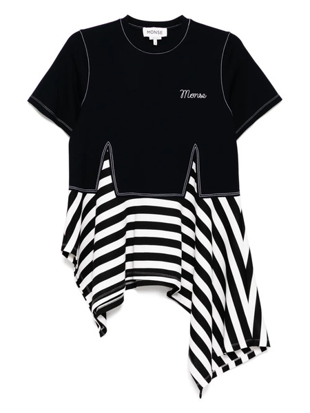  Monse Trompe L'oeil Dart T-shirt - Blue 