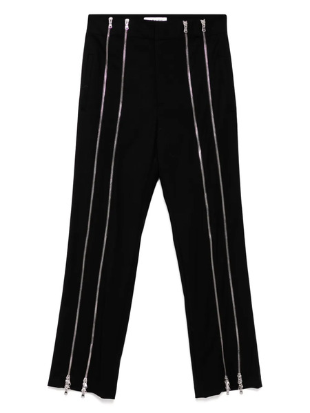  Monse Zipped Tailored Trousers - Black 