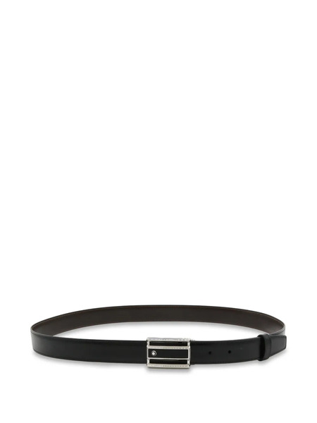  Montblanc Buckle Reversible Belt - Black 