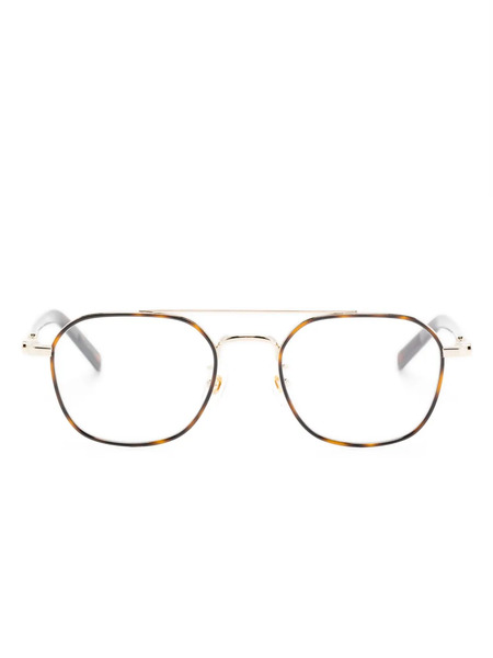  Montblanc Pilot-frame Glasses - Gold 