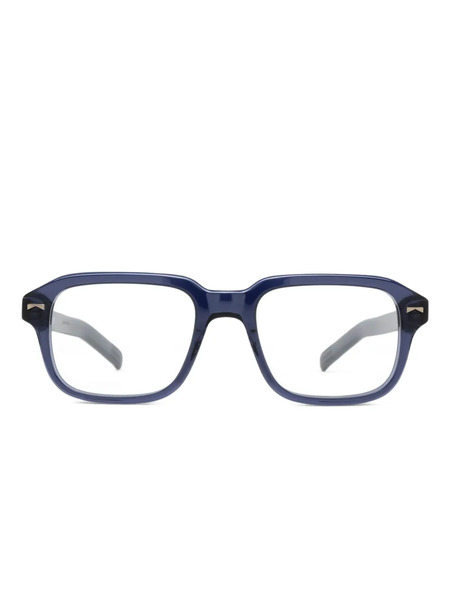  Montblanc Rectangle-frame Glasses - Blue 