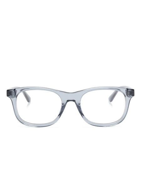  Montblanc Rectangle-frame Glasses - Grey 