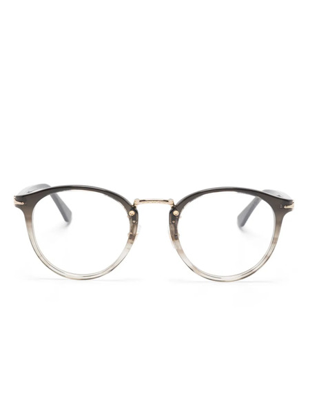  Montblanc Round-frame Glasses - Black 