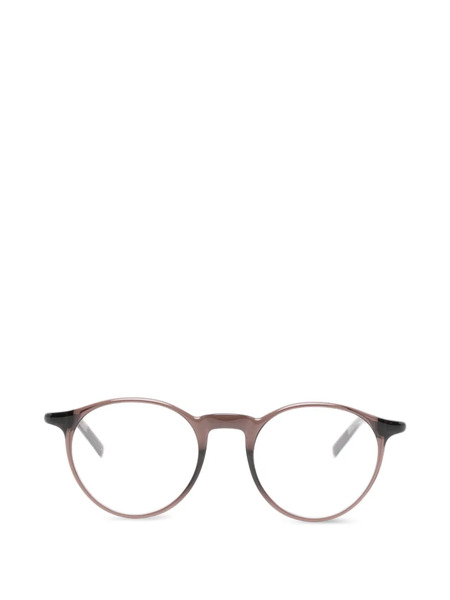  Montblanc Round-frame Glasses - Brown 
