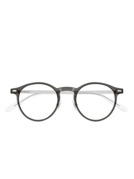  Montblanc Round-frame Glasses - Grey 