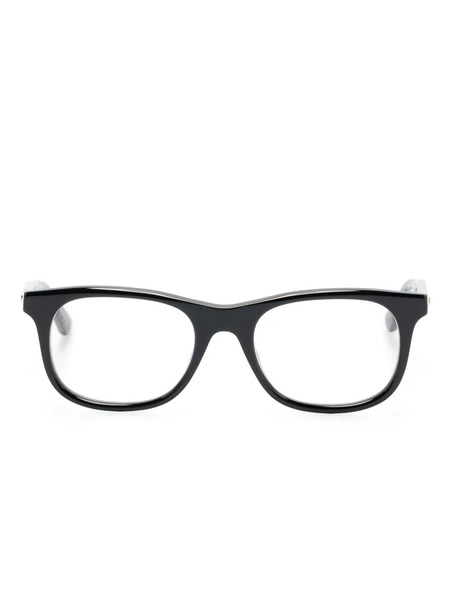  Montblanc Square-frame Glasses - Black 