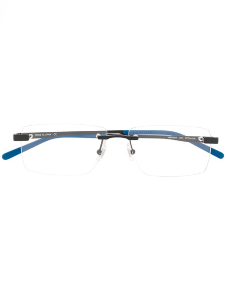  Montblanc Two-tone Square-frame Glasses - Black 
