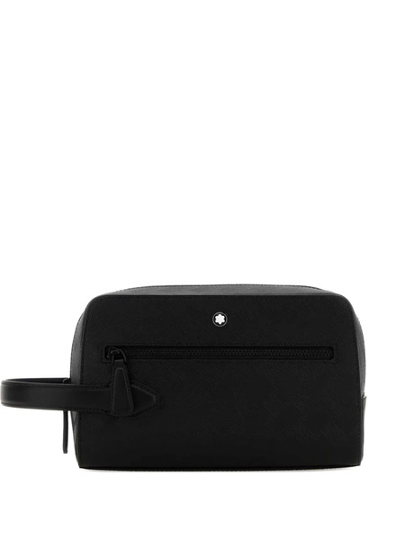  Montblanc Zip Washbag - Black 