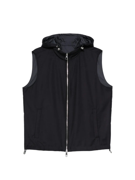  Montecore Hooded Zip Gilet - Blue 