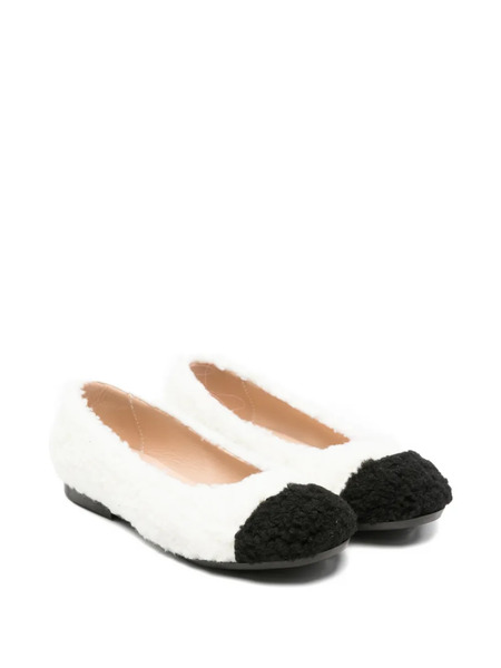  Montelpare Tradition Contrast-toe Ballet Flats - Neutrals 