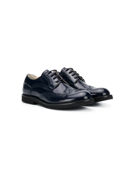  Montelpare Tradition Low-heel Lace-up Brogues - Blue 