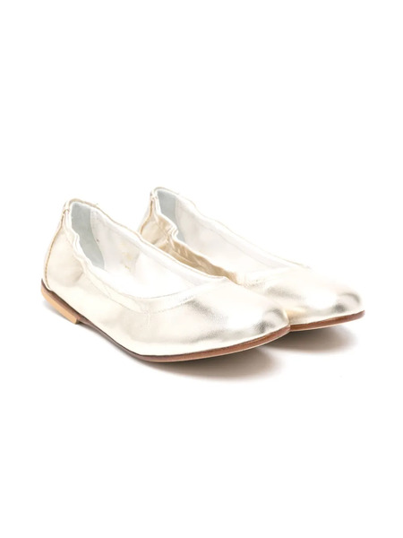  Montelpare Tradition Metallic-finish Ballet Flats - Gold 