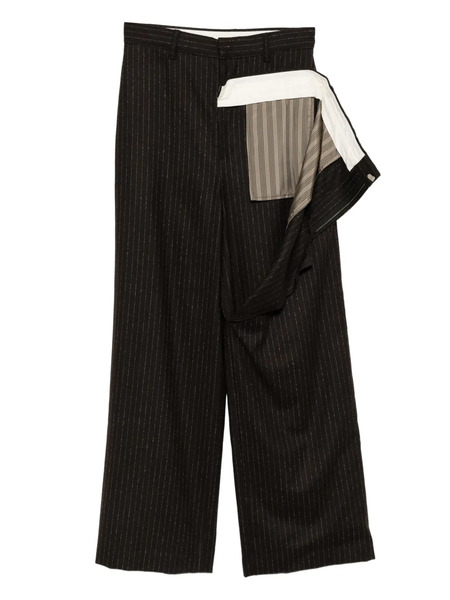  Moohong Layered Trousers - Brown 